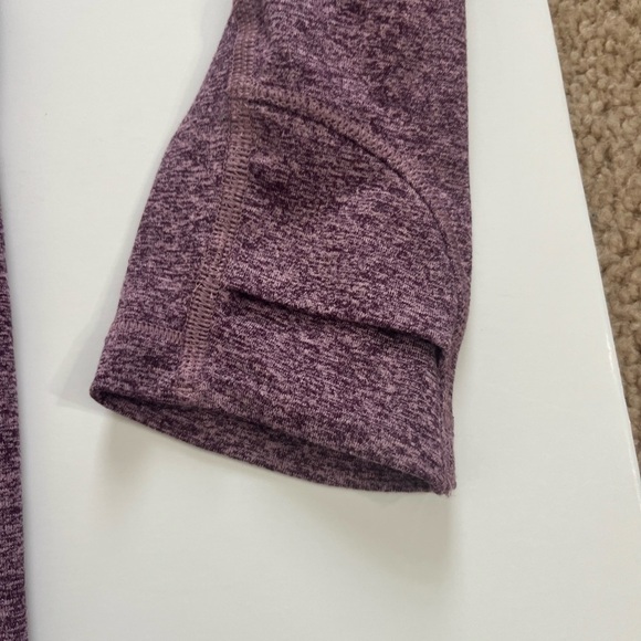 Athleta Uptempo II Hooded Sweatshirt Size Small Purple - Picture 6 of 9
